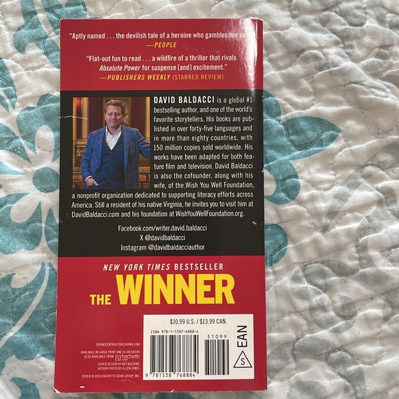 David Baldacci PB novel- The Winner - Picture 2 of 4